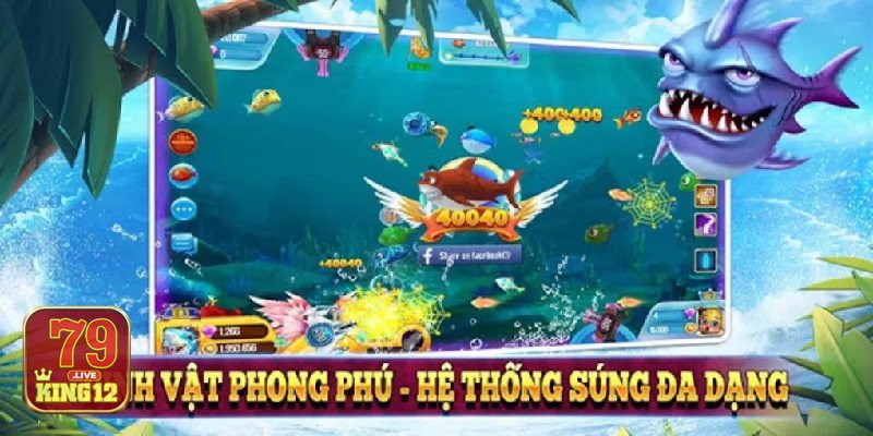 Bắn Cá Đổi Thưởng 79king12 - Đồ họa & âm thanh đại dương chân thực